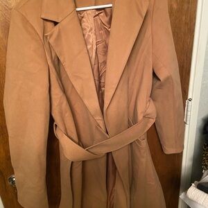 Elegant Tan Women's Coat